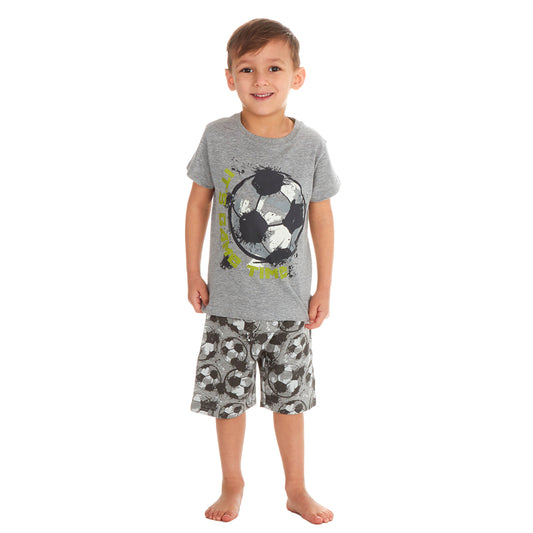 Infant Boys Football Short Pyjama Set