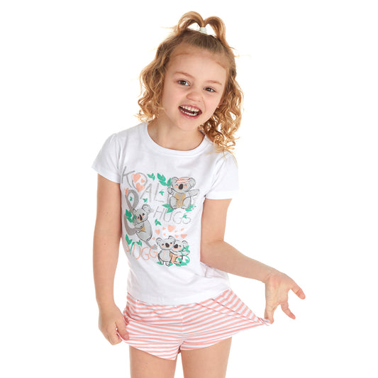 Infant Girls Koala Short Pyjama Set