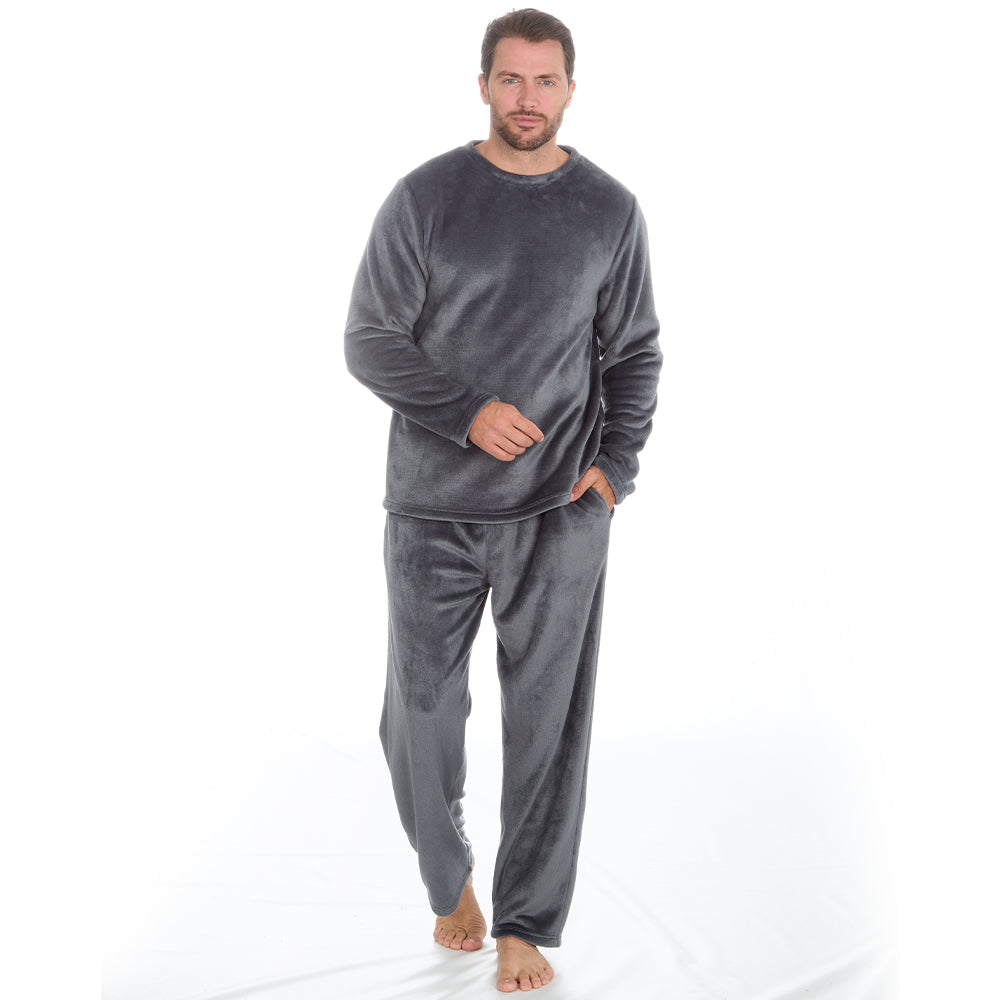 Plain grey pyjamas best sale