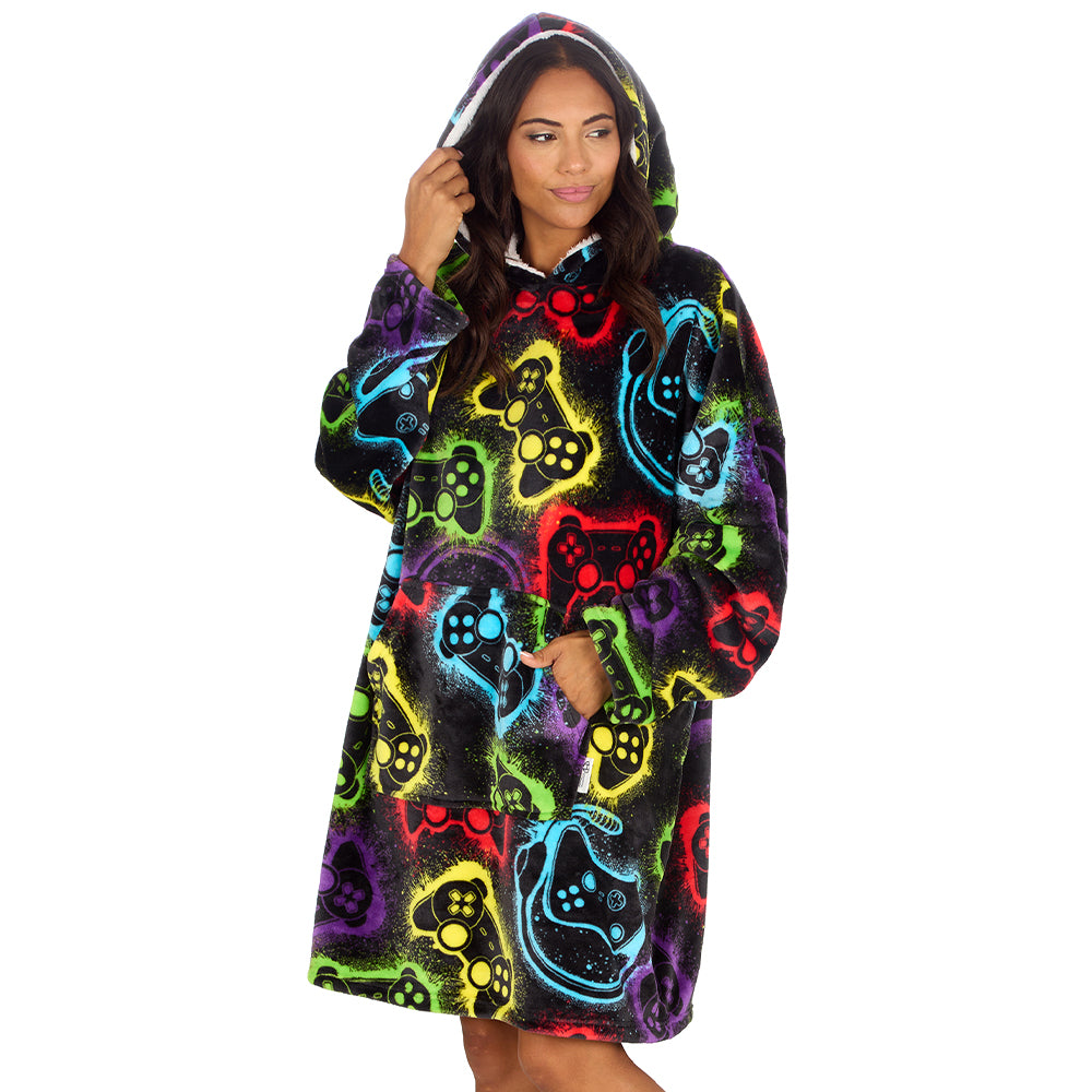 Ladies Gaming Blanket Hoodie