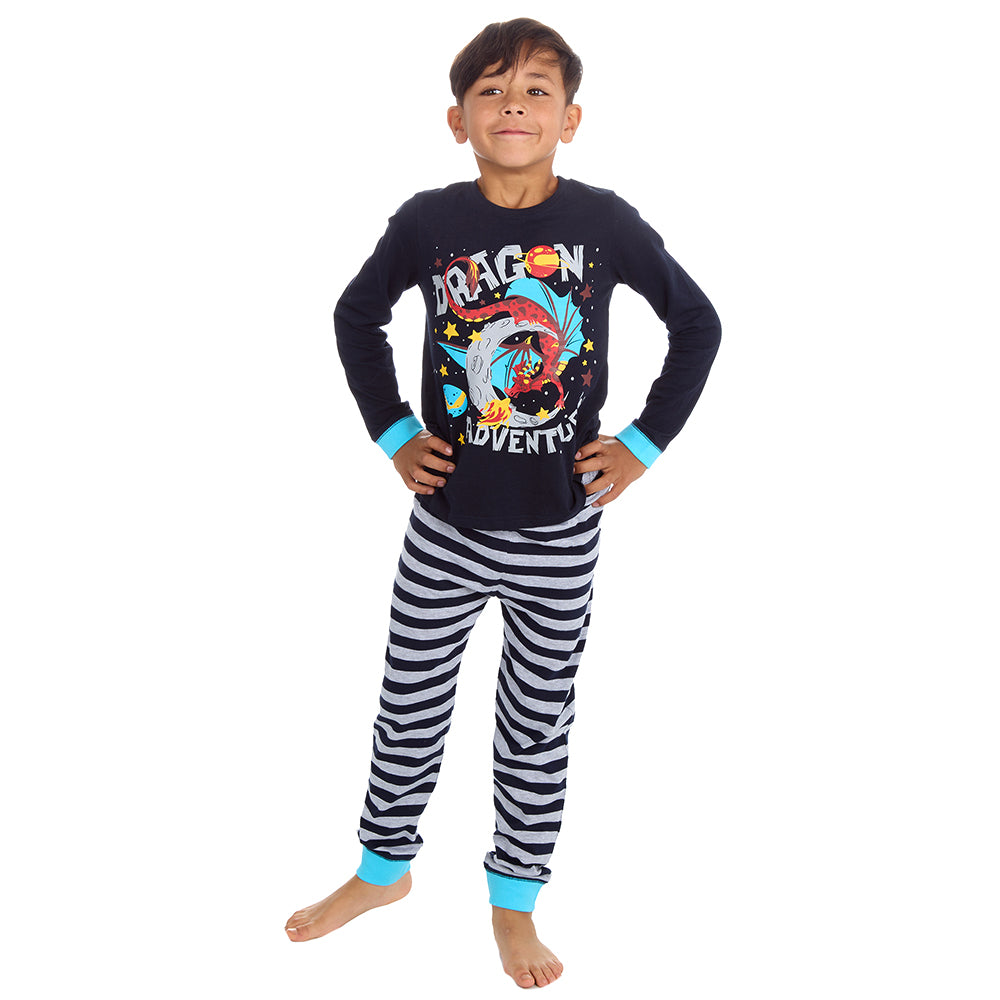 Infant Boys Dragon Long Pyjama Set