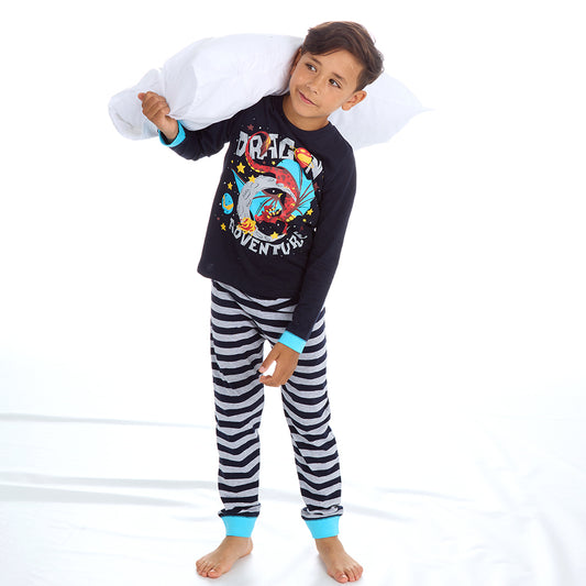 Infant Boys Dragon Long Pyjama Set