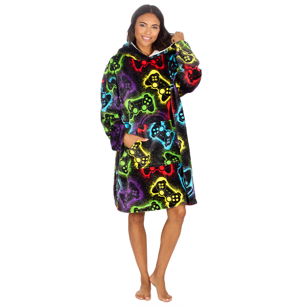 Ladies Gaming Blanket Hoodie