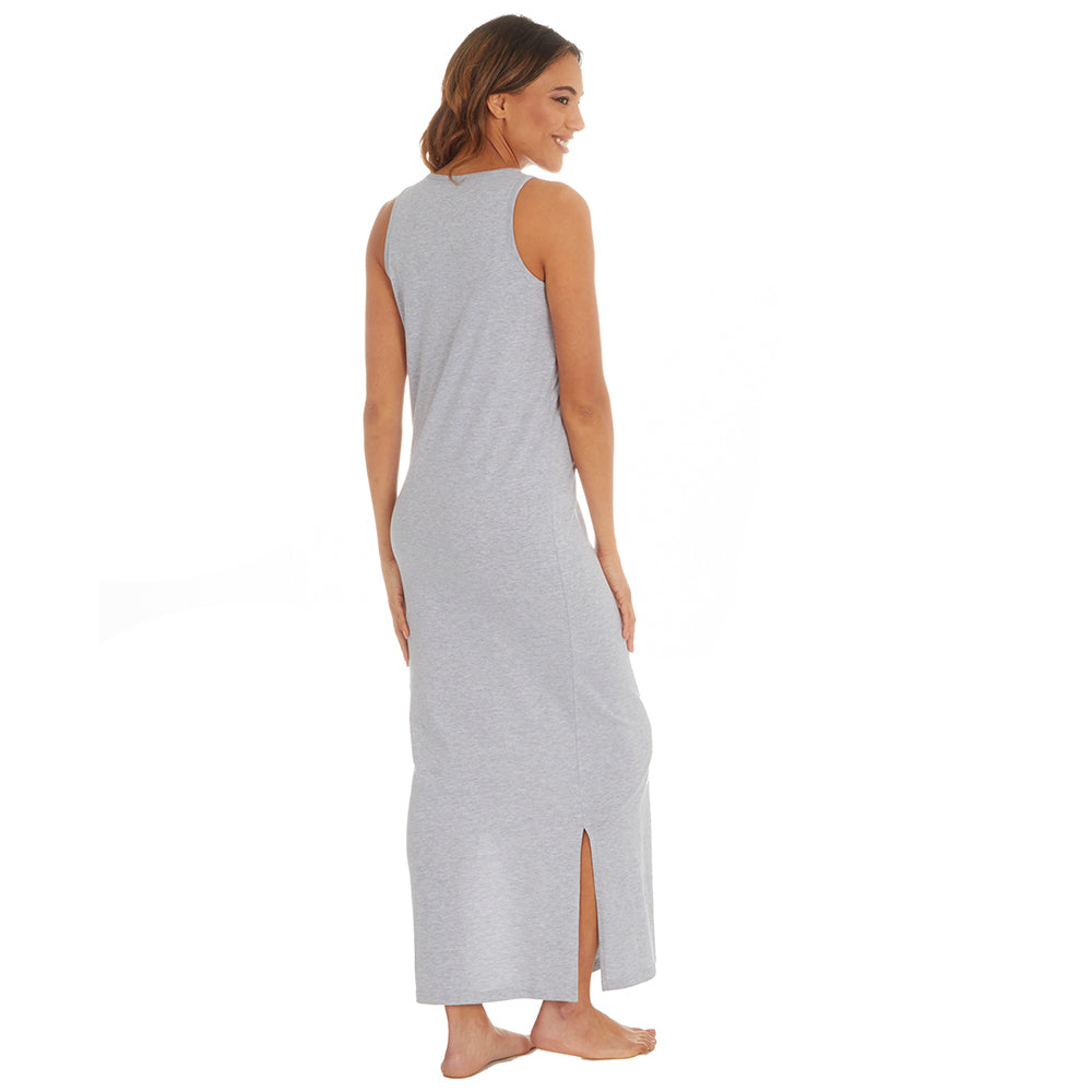 Ladies Lazy Days Sleeveless Long Nightdress