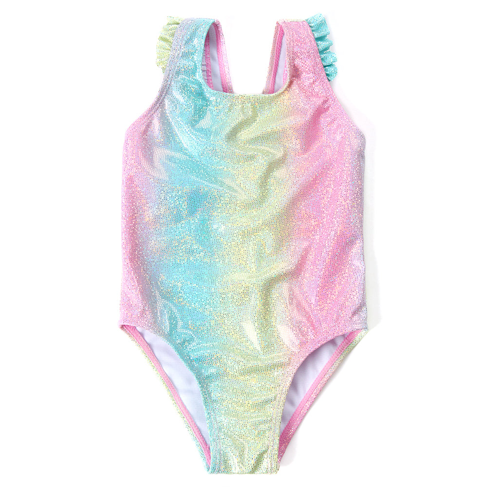 Baby Girls Rainbow One Piece Swimsuit