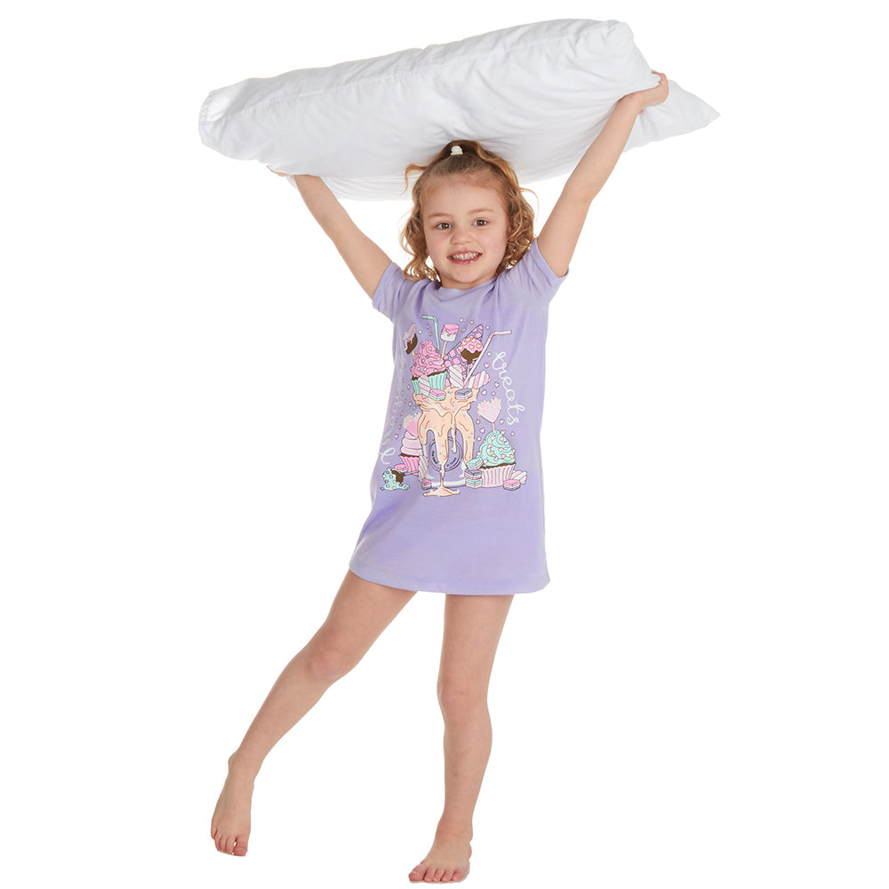Infant Girls Short Sleeve Ice Cream Nightie