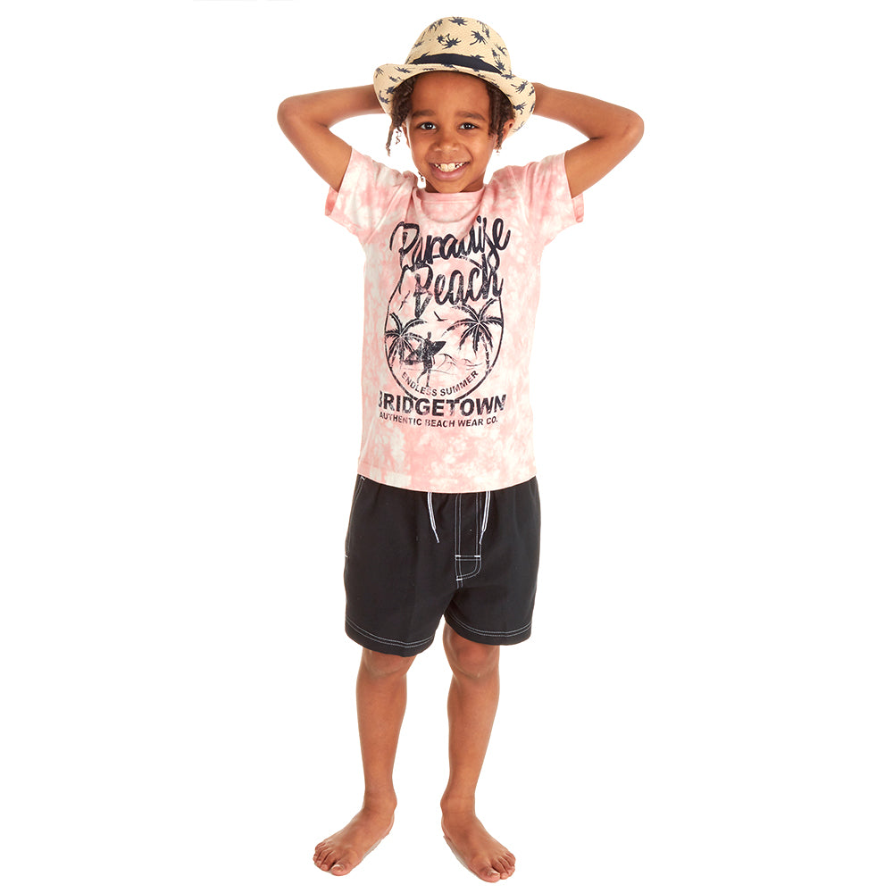 Boys 2 Pack Tie Dye Print T-Shirts