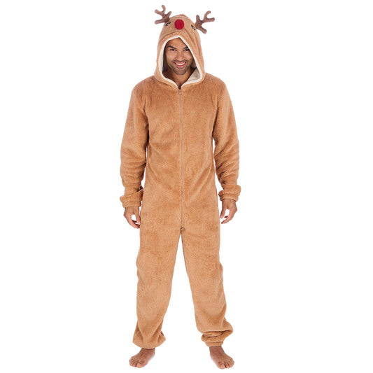 Mens Christmas Reindeer Onesie