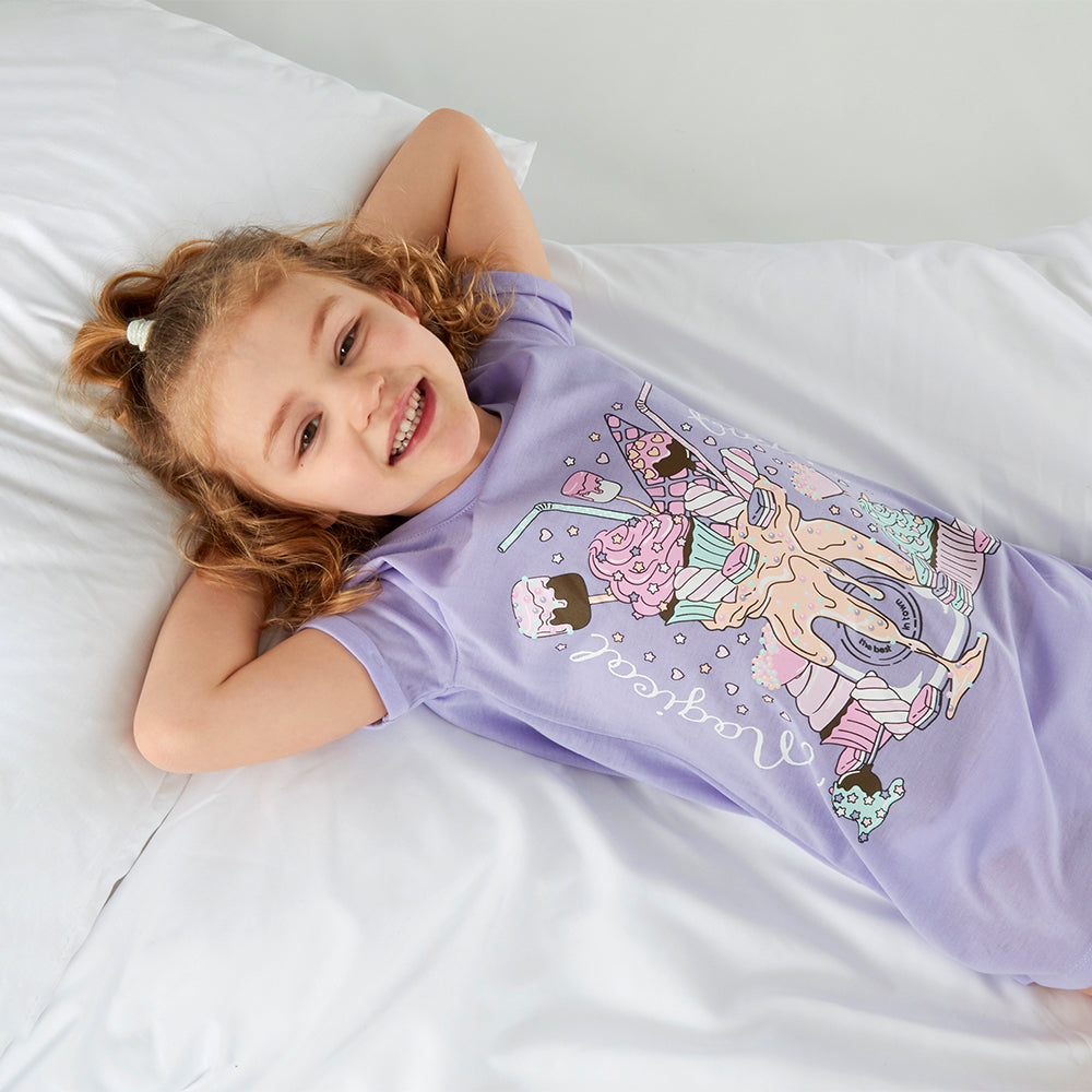 Infant Girls Short Sleeve Ice Cream Nightie