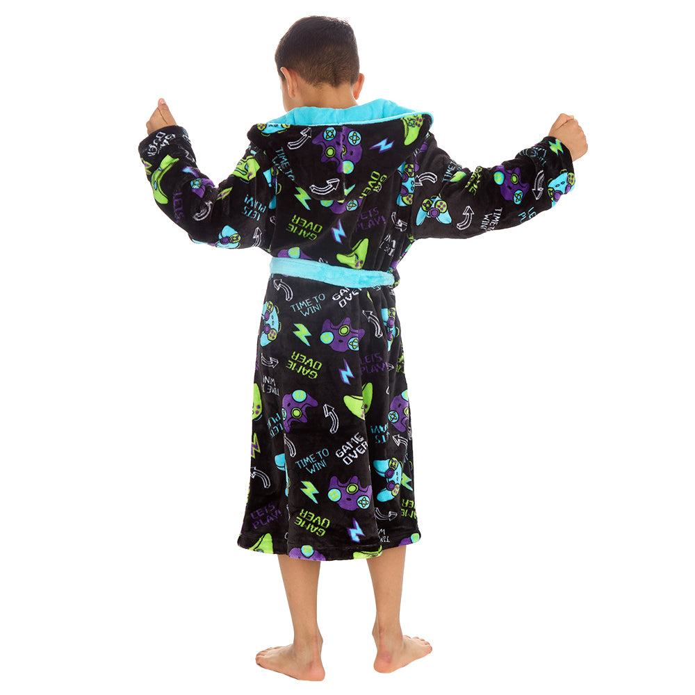Infant Boys Gamer Dressing Gown
