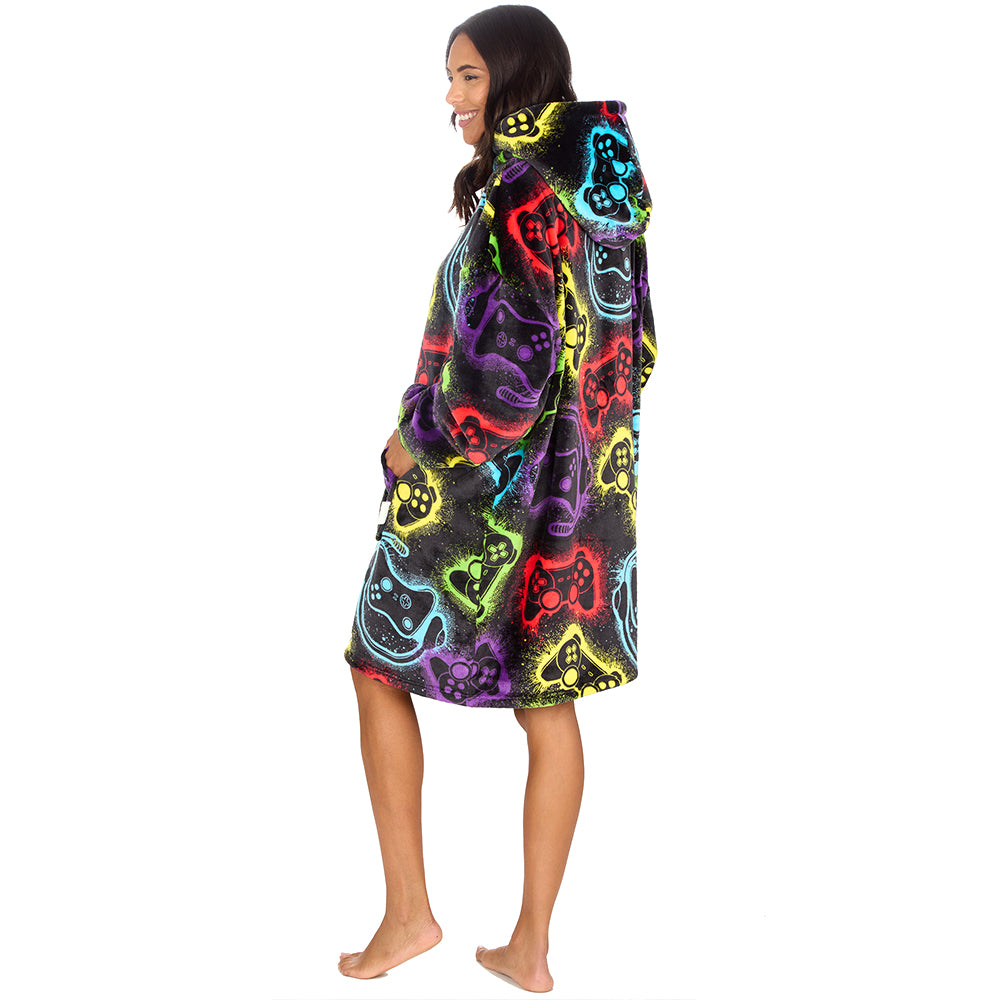 Ladies Gaming Blanket Hoodie