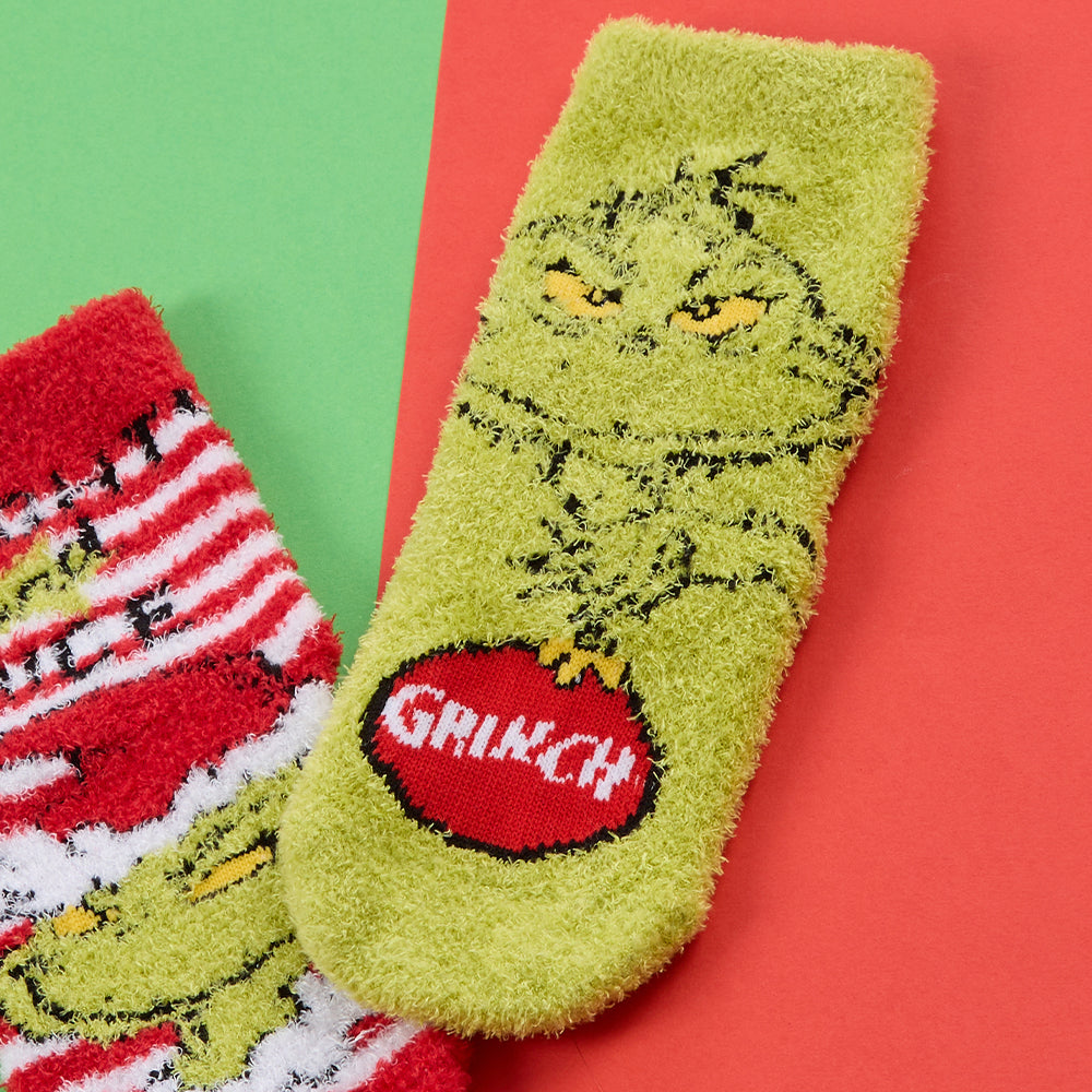 The Grinch Fluffy Socks