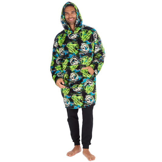 Mens Jurassic World Blanket Hoodie