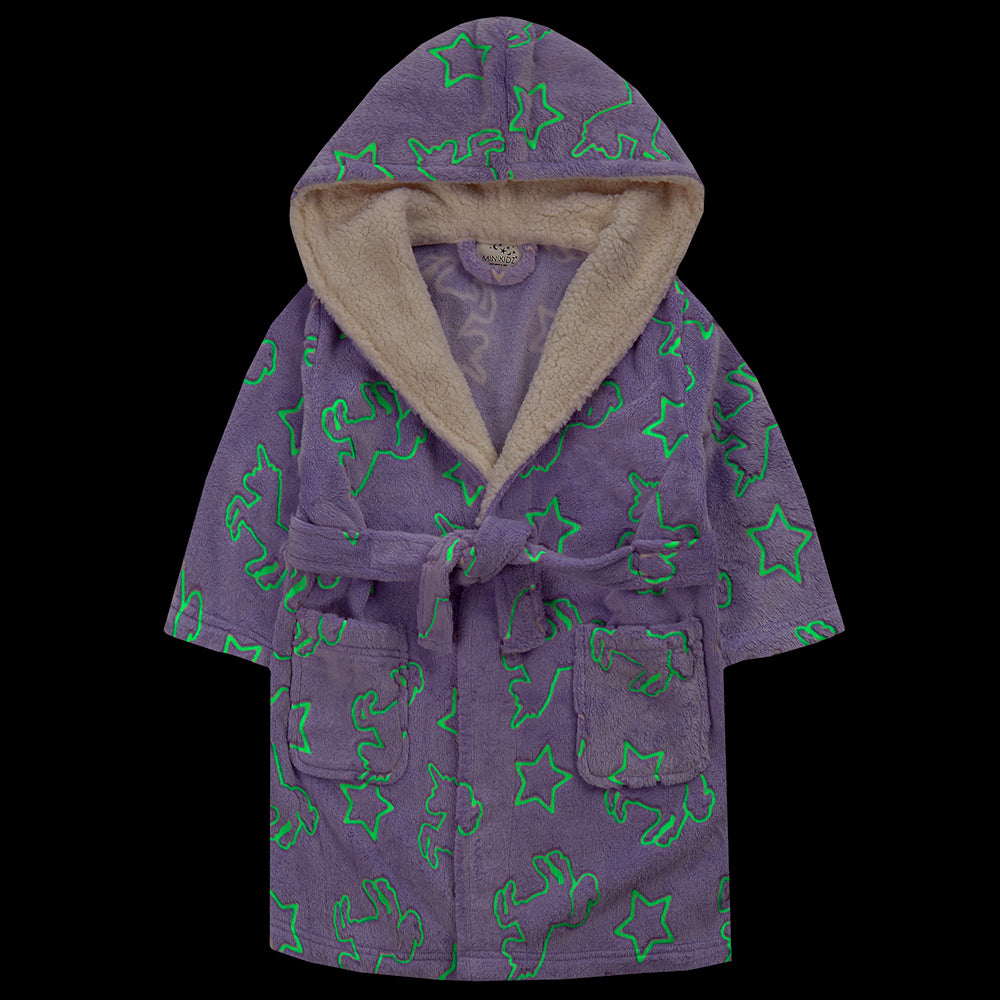 Kids Girls Glow in the Dark Dressing Gown