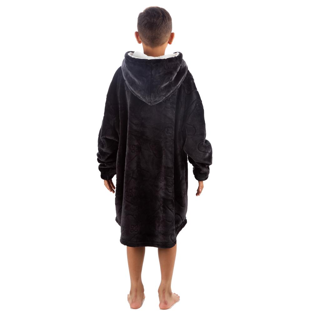 Boys Gaming Embossed Blanket Hoodie