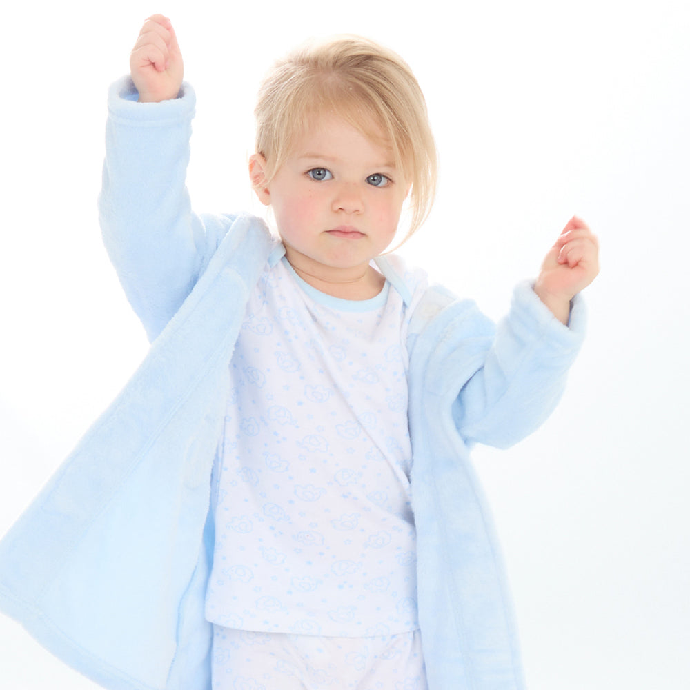 Baby Blue Elephant Cotton Pyjama Set