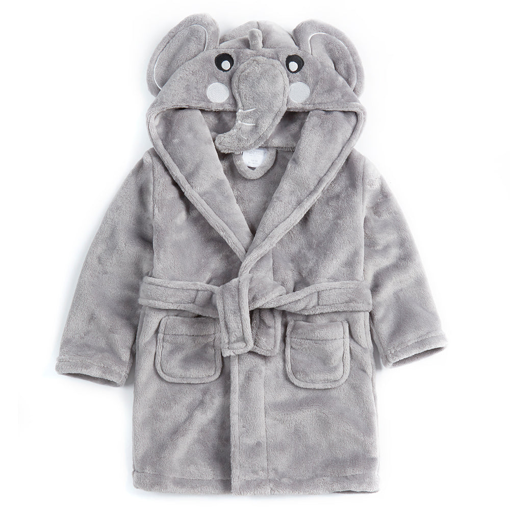 Infant Kids Elephant Fleece Dressing Gown