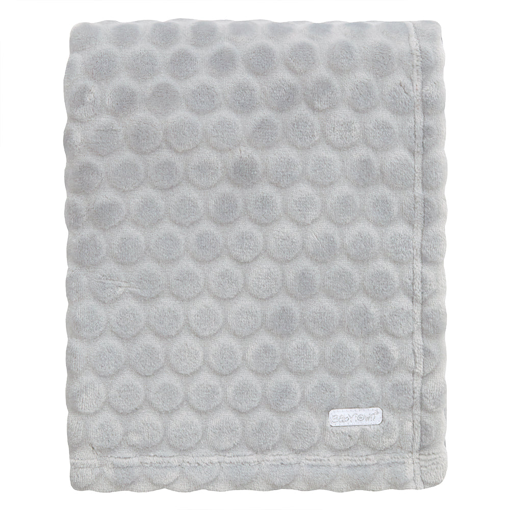 Baby Grey Marshmallow Plush Blanket