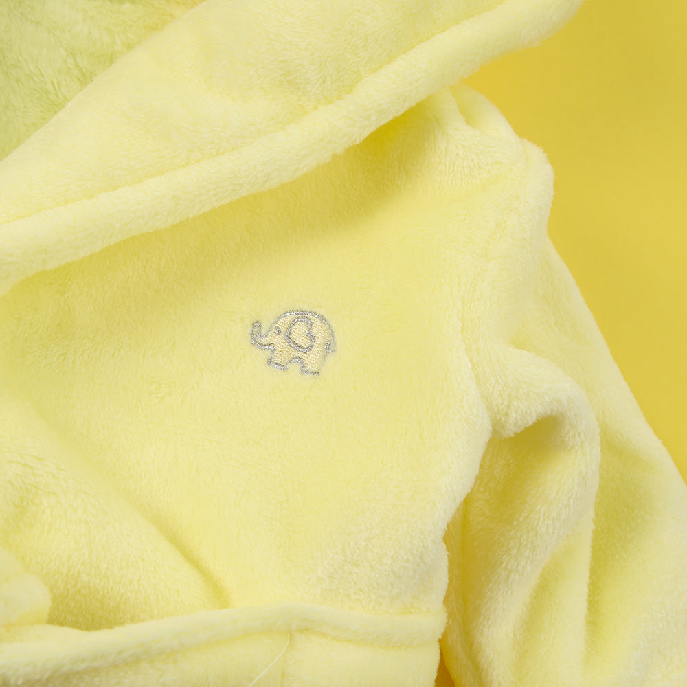 Baby Lemon Bear Ears Dressing Gown