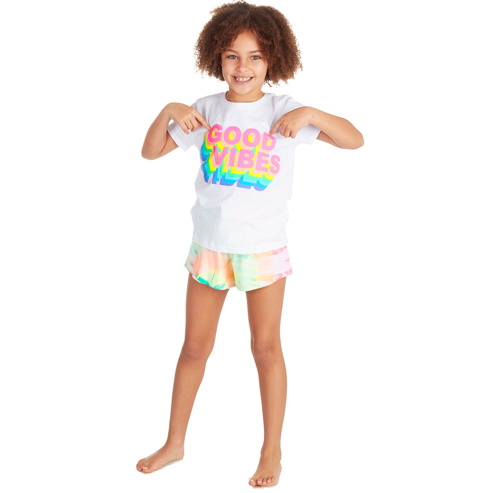 Infant Girls Good Vibes Short Pyjama Set