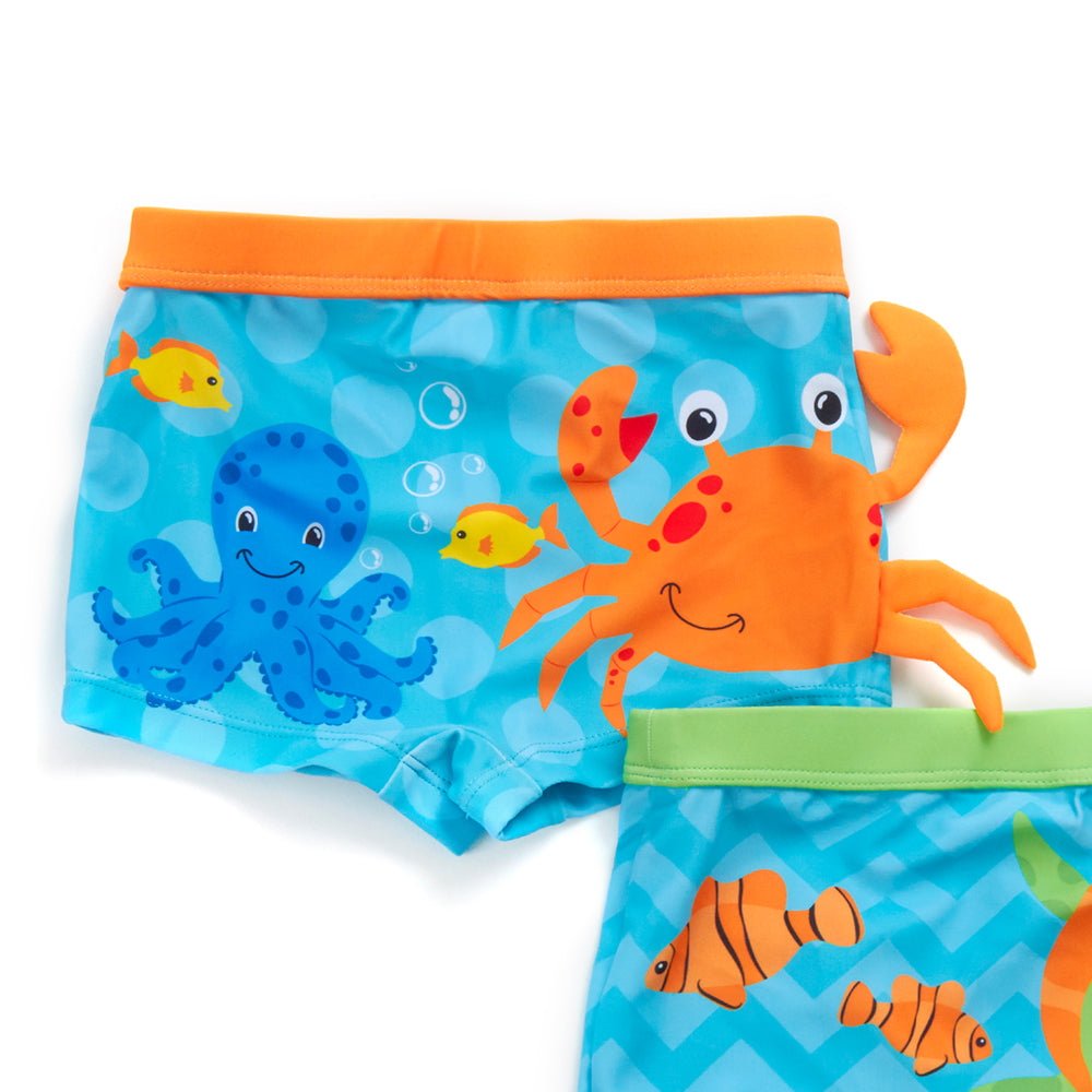 Infant Boys Crab Swim Trunks