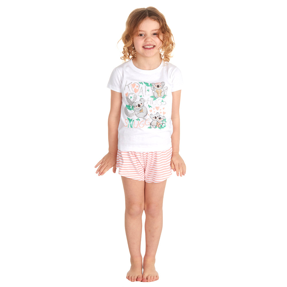 Infant Girls Koala Short Pyjama Set