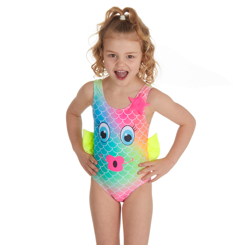 Infant Girls Fish One Piece Swimsuit