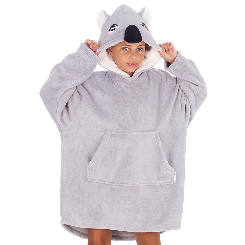 Girls Koala Blanket Hoodie