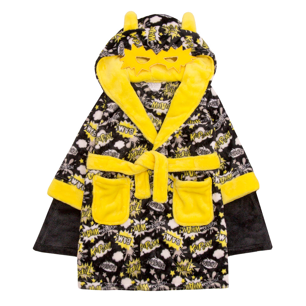 Infant Boys Superhero Dressing Gown 