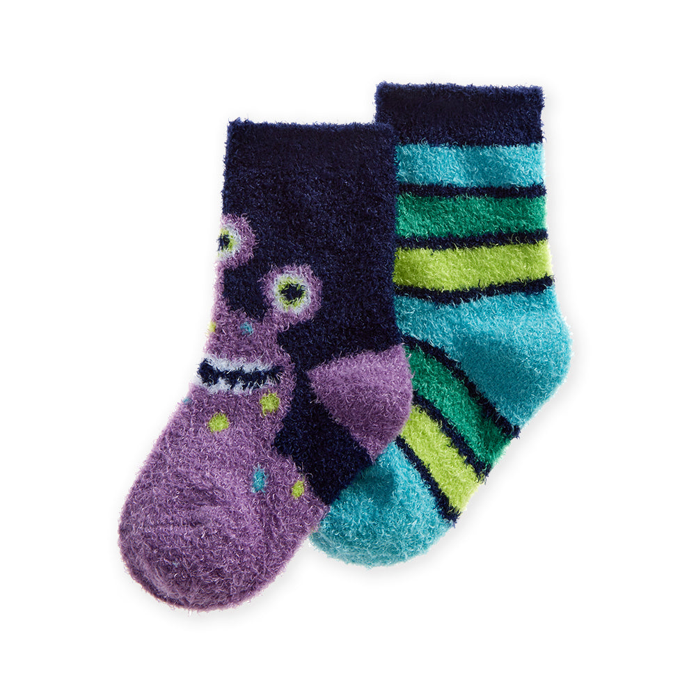 Baby 2 Pairs Monster Bed Socks