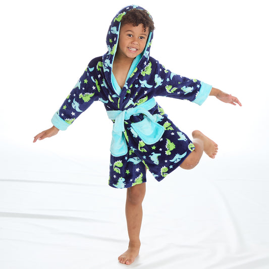 Infant Boys Dinosaur Dressing Gown