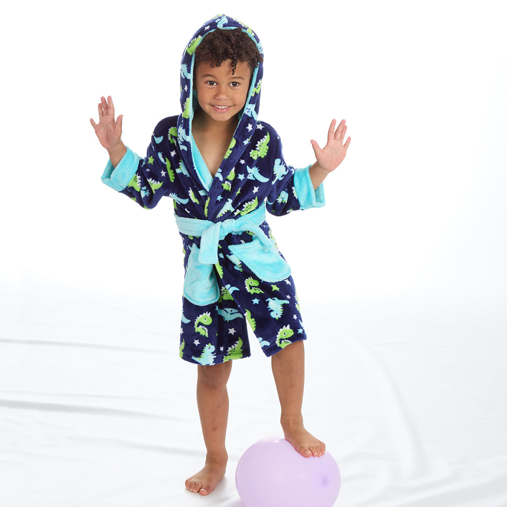 Infant Boys Dinosaur Dressing Gown
