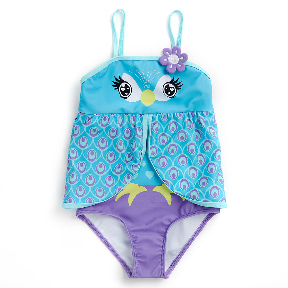 Infant Girls Bird One Piece Swimsuit
