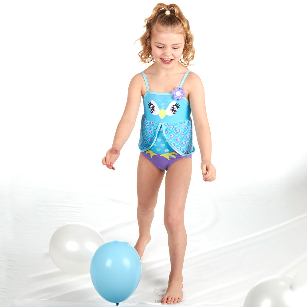 Infant Girls Bird One Piece Swimsuit