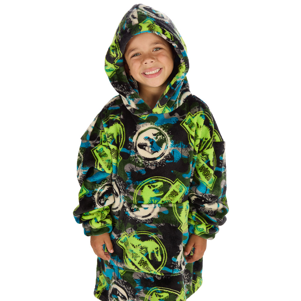 Infant Boys Jurassic World Blanket Hoodie