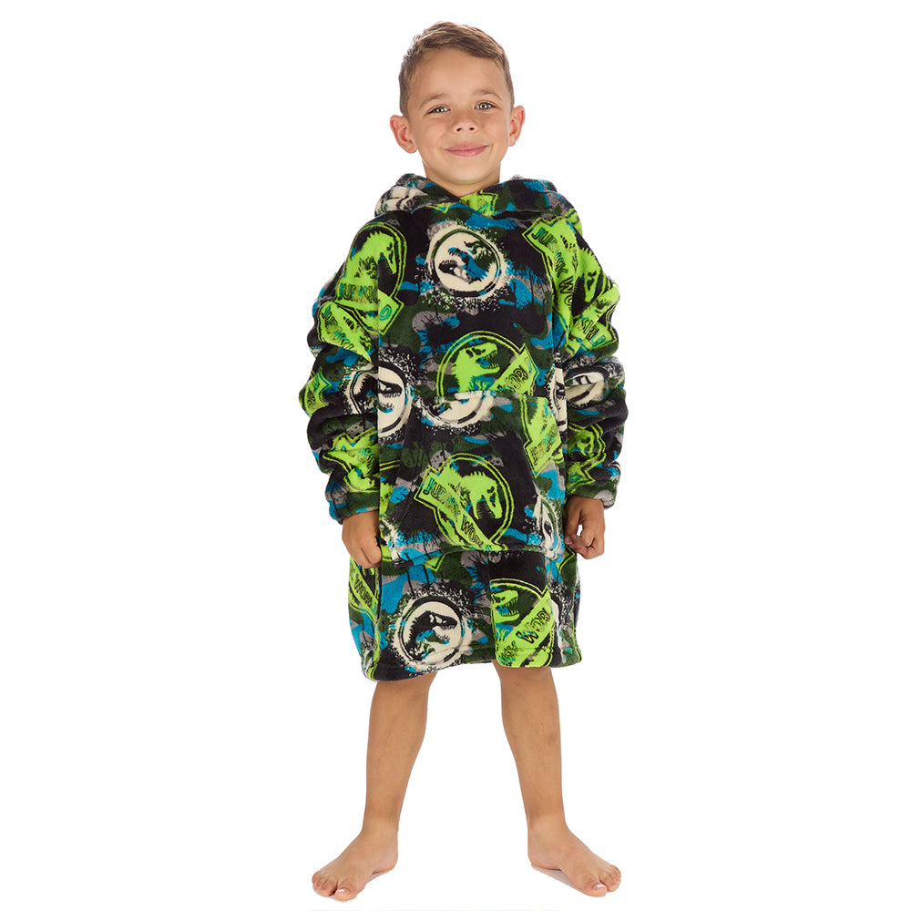 Infant Boys Jurassic World Blanket Hoodie
