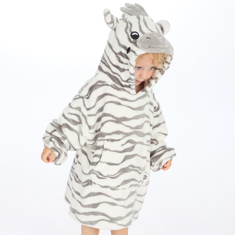 Toddler Zebra Mini Snuggle Hoodie