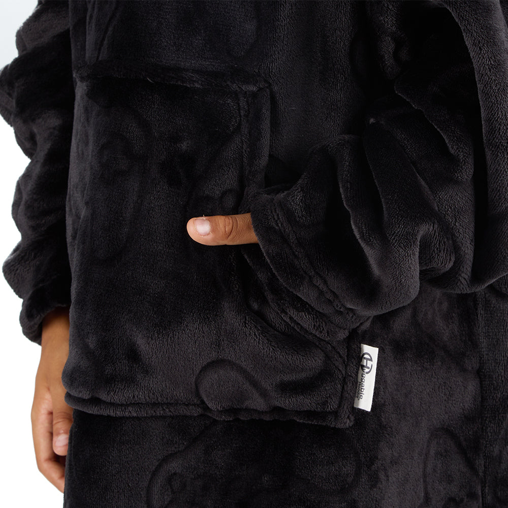 Girls Gaming Embossed Blanket Hoodie