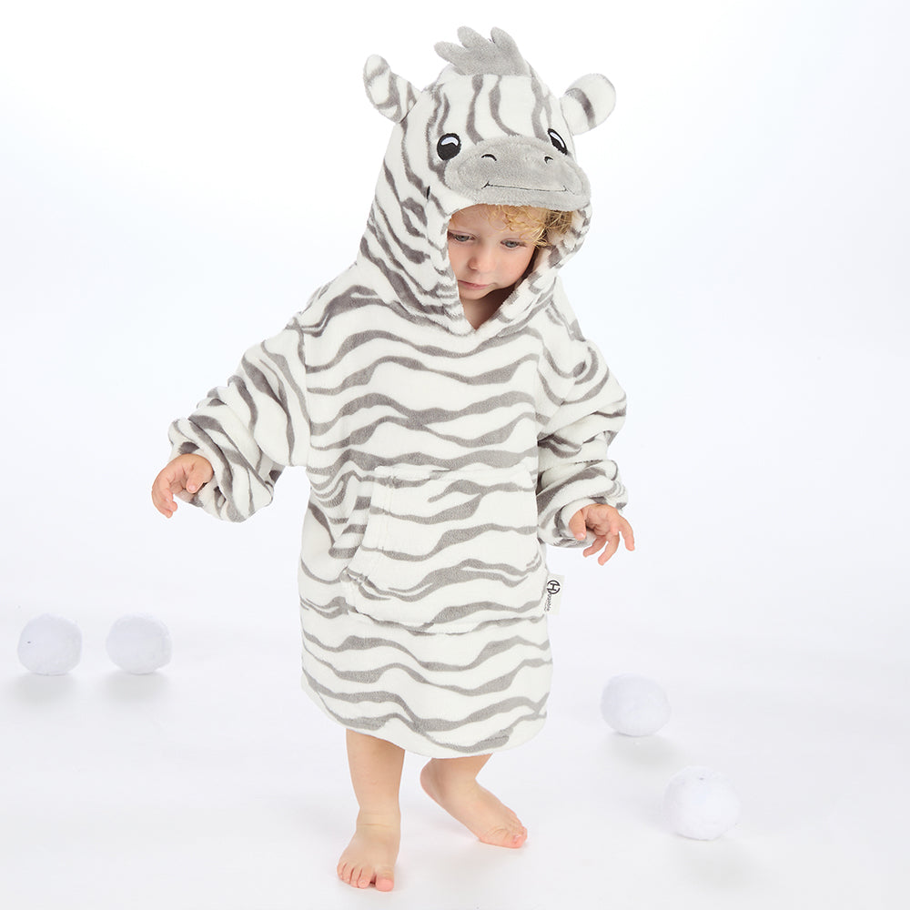 Toddler Zebra Mini Snuggle Hoodie