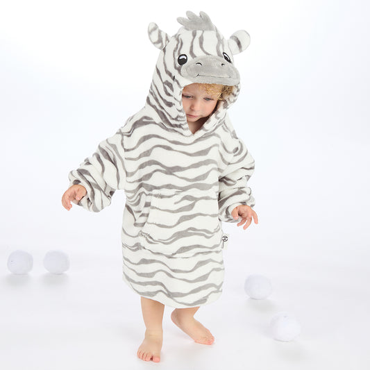 Toddler Zebra Mini Snuggle Hoodie