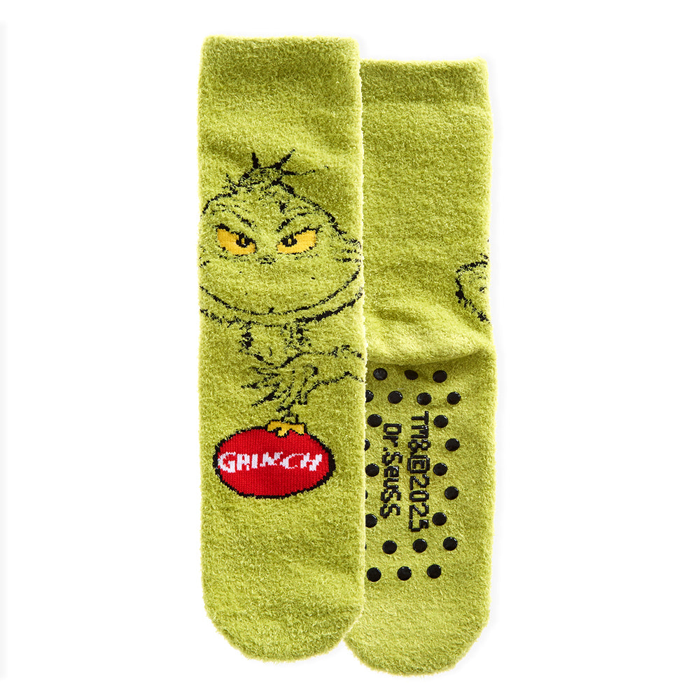Ladies The Grinch Fluffy Socks
