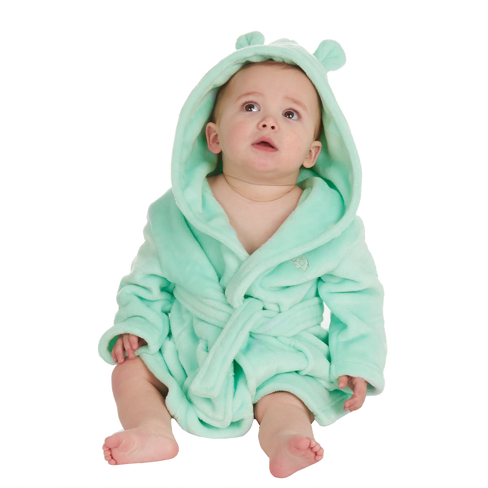 Baby Mint Bear Ears Dressing Gown