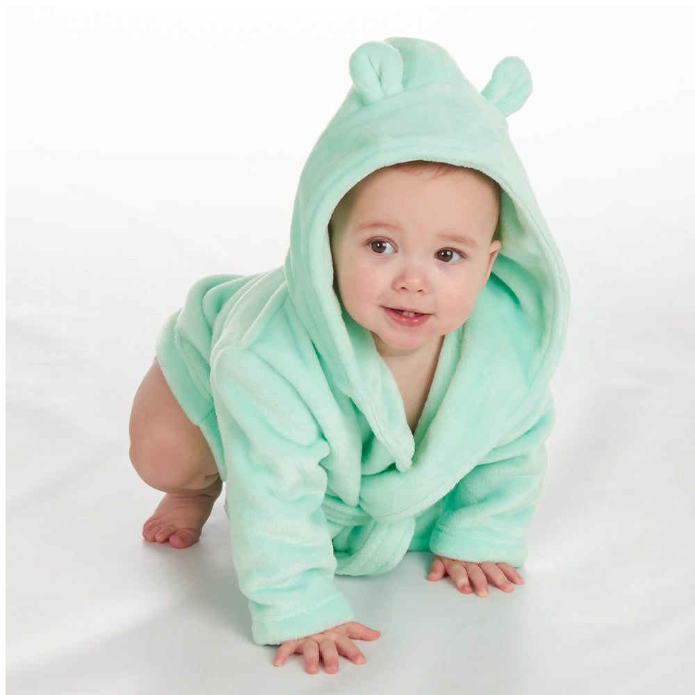 Baby Mint Bear Ears Dressing Gown