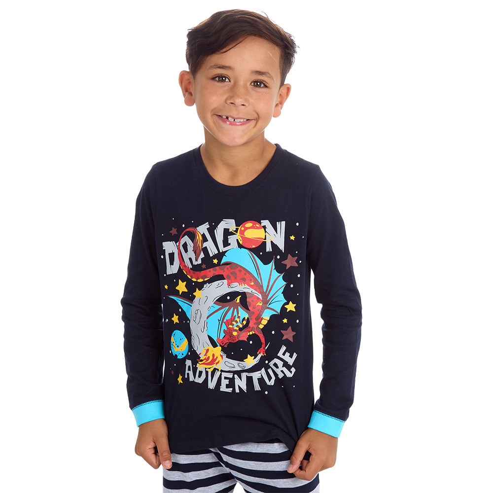Infant Boys Dragon Long Pyjama Set