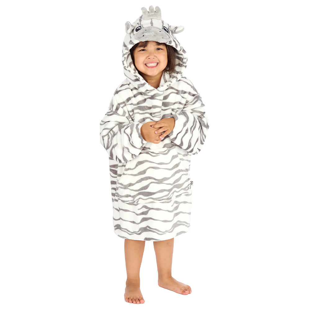 Infant Kids Zebra Mini Snuggle Hoodie