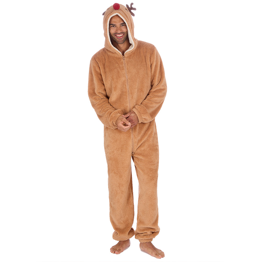 Mens Christmas Reindeer Onesie