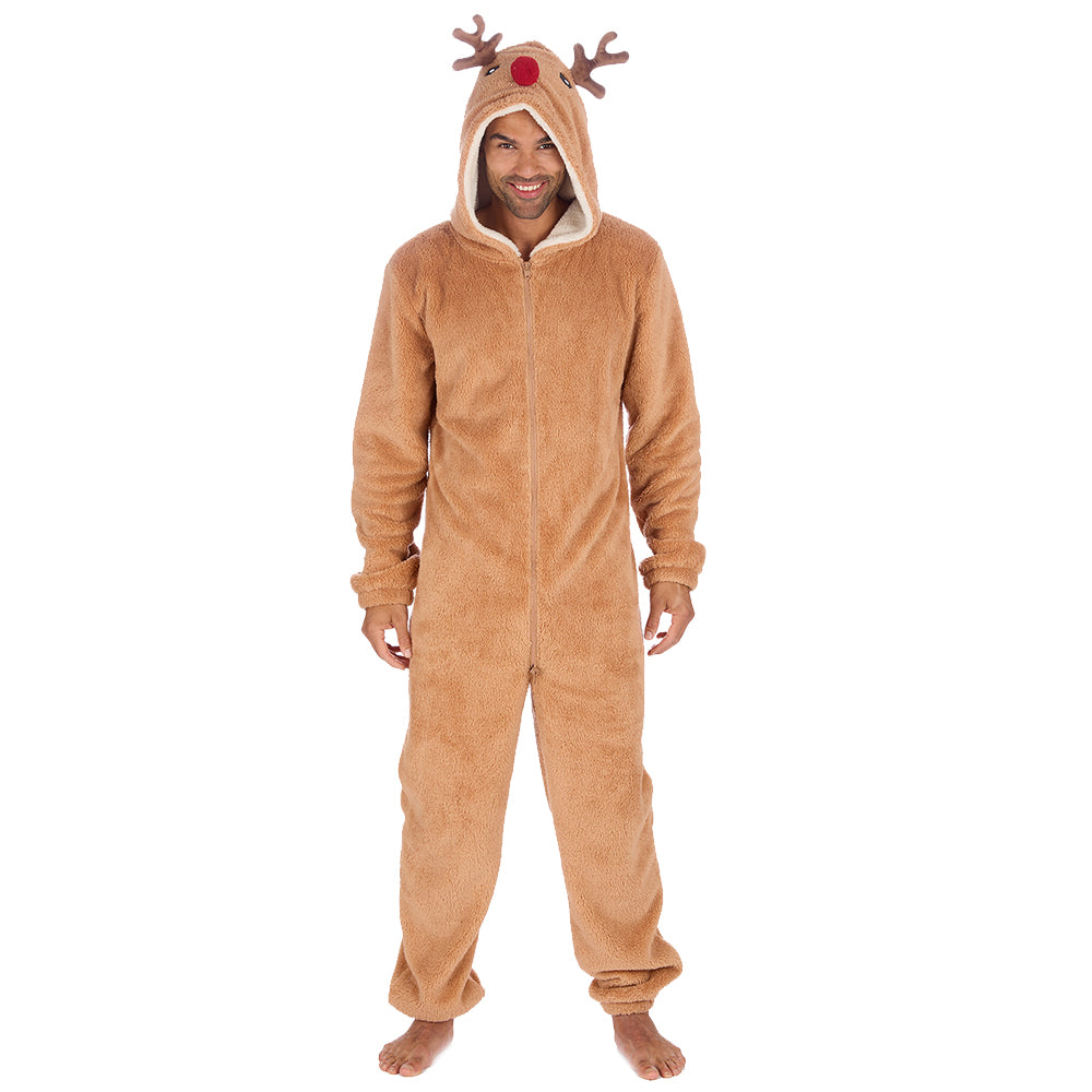 Mens Christmas Reindeer Onesie