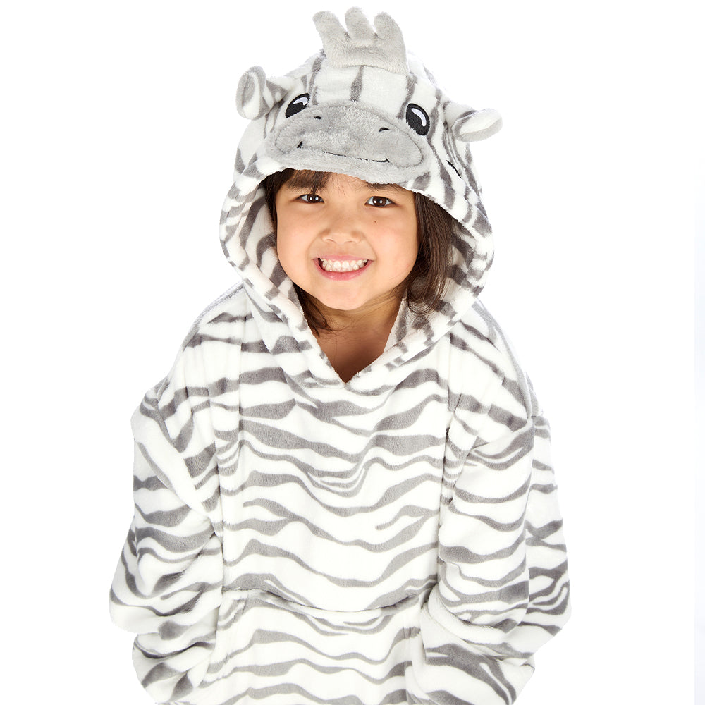 Infant Kids Zebra Mini Snuggle Hoodie