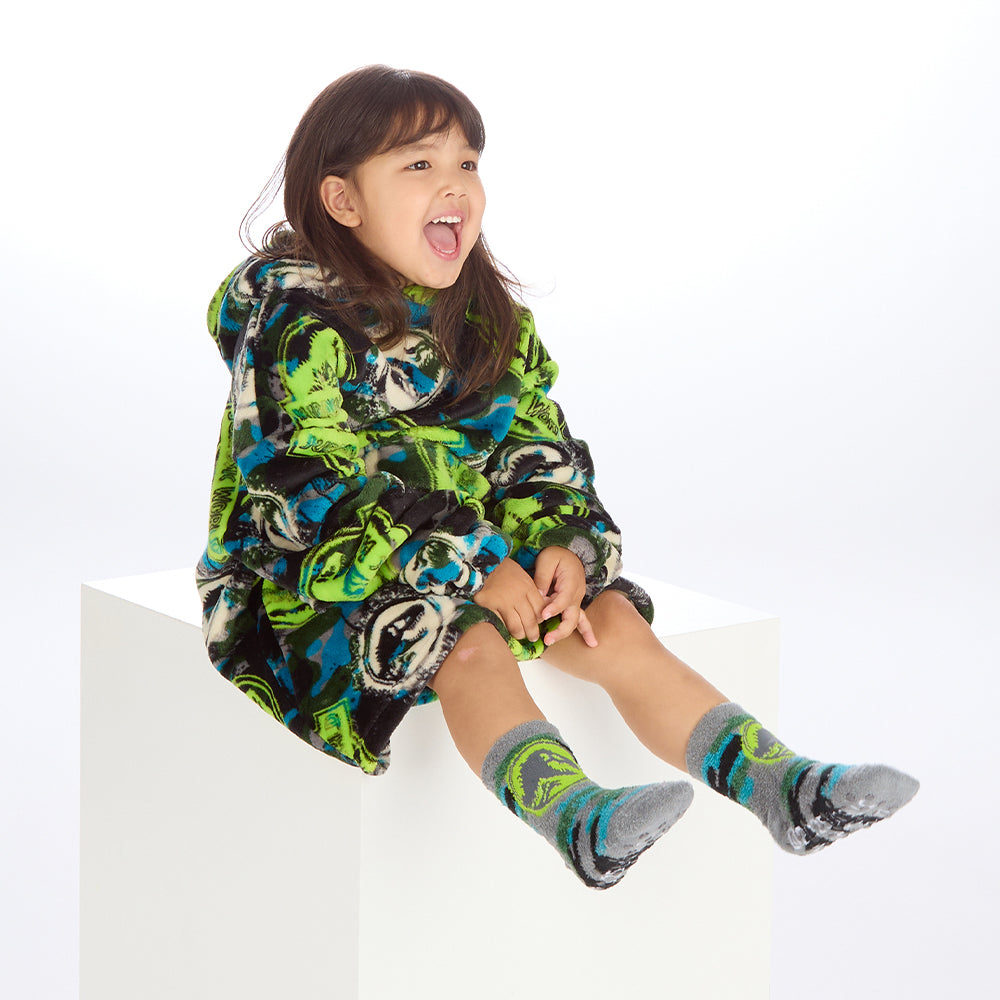 Infant Girls Jurassic World Blanket Hoodie
