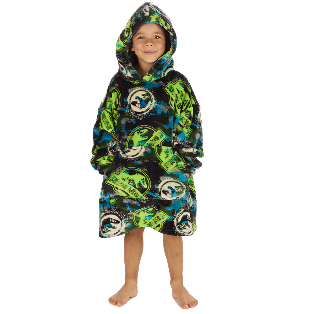Infant Boys Jurassic World Blanket Hoodie